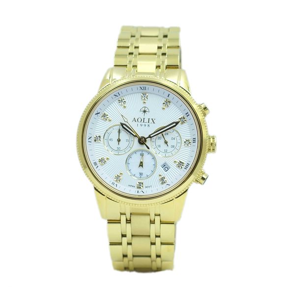 Đồng Hồ Chronograph Nam Aolix AL-7069G Sapphire Bảo Hành Chính Hãng