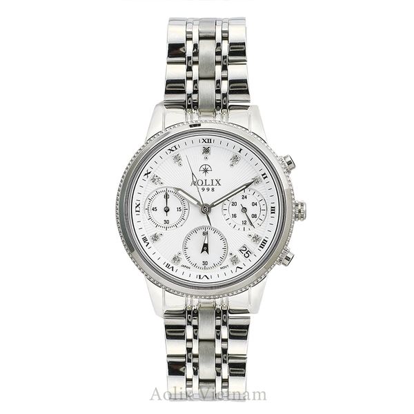 Đồng Hồ Nữ Chronograph Aolix AL-7069L Sapphire Bảo Hành Chính Hãng 5 Năm