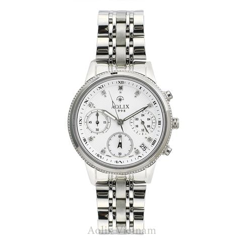 Đồng Hồ Nữ Chronograph Aolix AL-7069L Sapphire Bảo Hành Chính Hãng 5 Năm