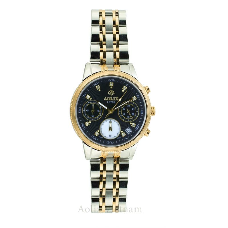 Đồng Hồ Nữ Chronograph Aolix AL-7069L Sapphire Bảo Hành Chính Hãng 5 Năm