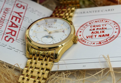 Đồng Hồ Lịch Tuần Trăng Aolix AL-7073G Nam Sapphire