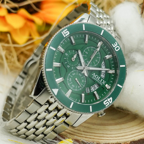 Đồng Hồ Nam Dây Thép 6 Kim Aolix AL-7090G Sapphire Bảo Hành Chính Hãng 5 Năm