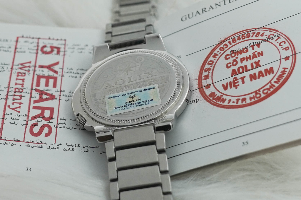 Đồng Hồ Nam Dây Thép Aolix AL-9122G Sapphire Bảo Hành Chính Hãng 5 Năm