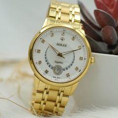 Đồng Hồ Nam Dây Thép Aolix AL-9136G Sapphire Bảo Hành Chính Hãng 5 Năm