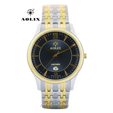 Đồng Hồ Nam Dây Thép Aolix AL-9138G Sapphire Bảo Hành Chính Hãng 5 Năm