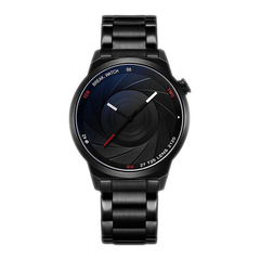 Đồng Hồ Nam Dây Thép Break Full Đen Bảo Hành 12 Tháng