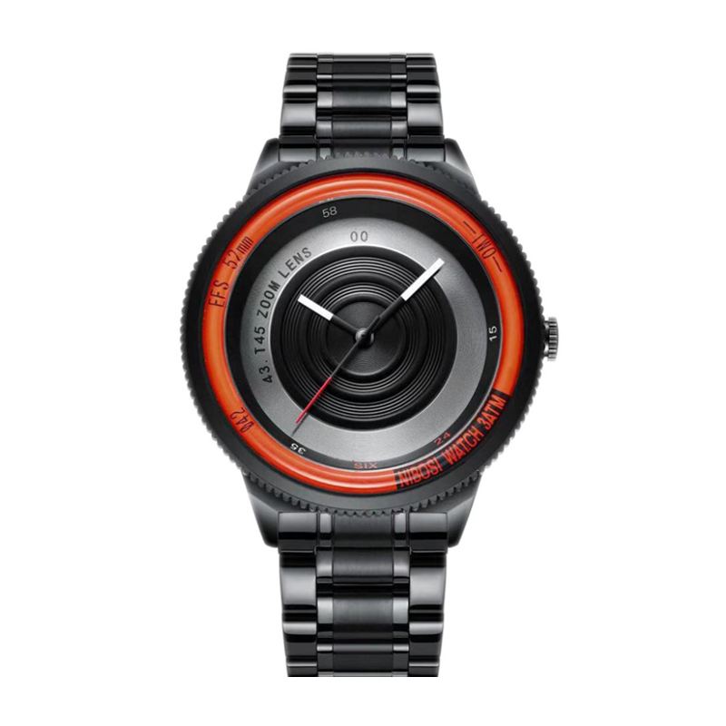 Đồng Hồ Nam Dây Thép Break Full Đen Bảo Hành 12 Tháng