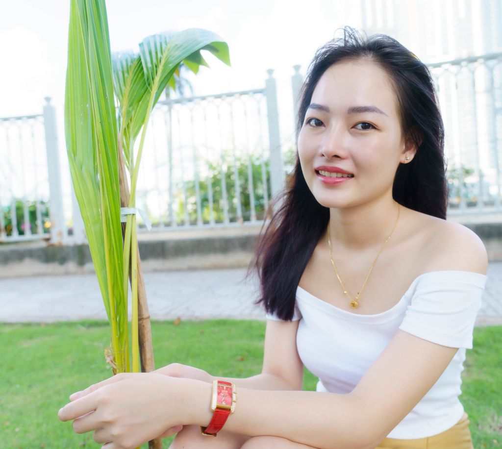 Đồng Hồ Nữ Dây Da Aolix AL-1059L Sapphire Mặt Chữ Nhật