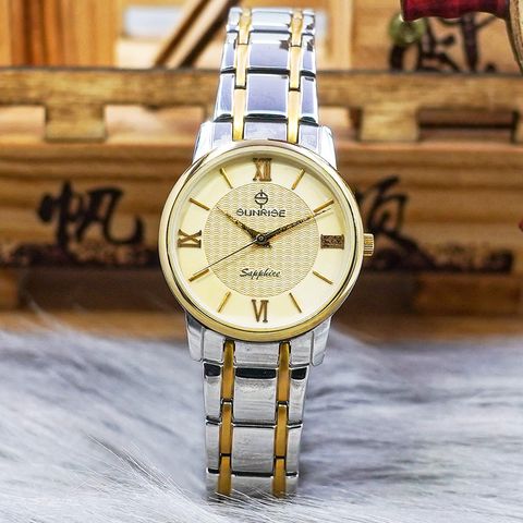Đồng Hồ Nữ Dây Thép Sunrise DL-694SWA Sapphire Chính Hãng