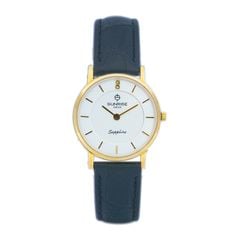 Đồng Hồ Nữ Dây Da Sunrise DL737PWB Sapphire Chính Hãng