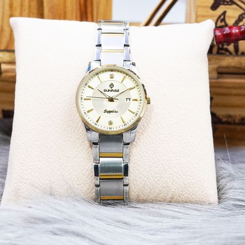Đồng Hồ Nữ Dây Thép Sunrise 748SWA Sapphire Chính Hãng