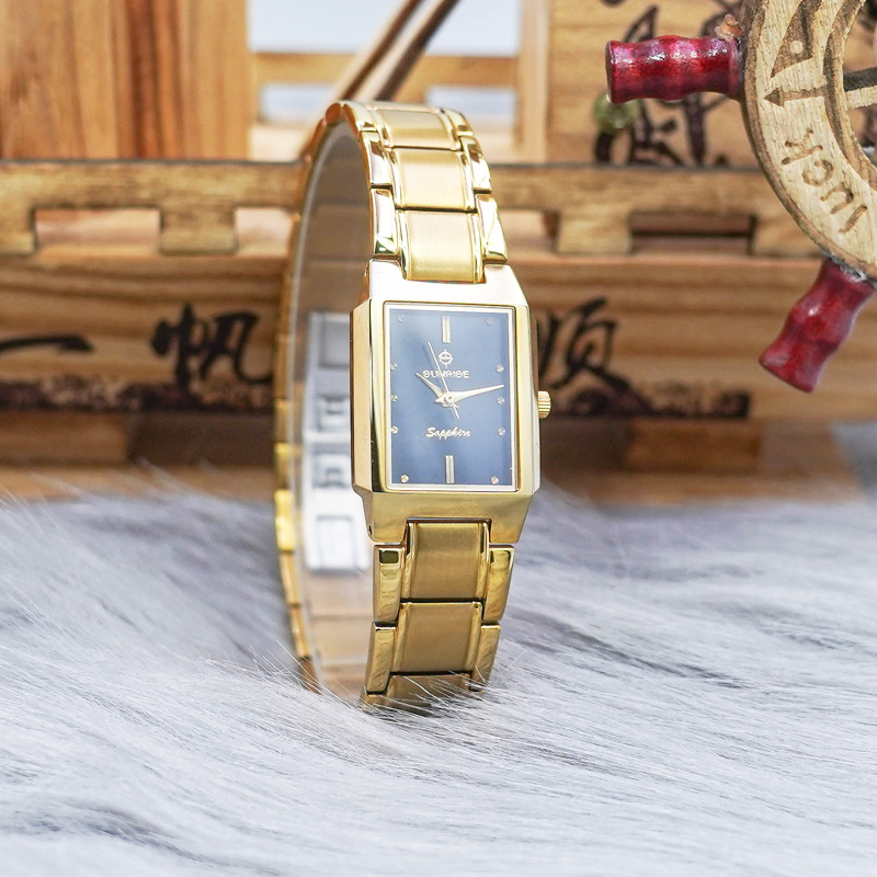 Đồng hồ nữ SUNRISE SL909SWA mặt vuông kính sapphire chống xước, chống nước  tốt | Shopee Việt Nam