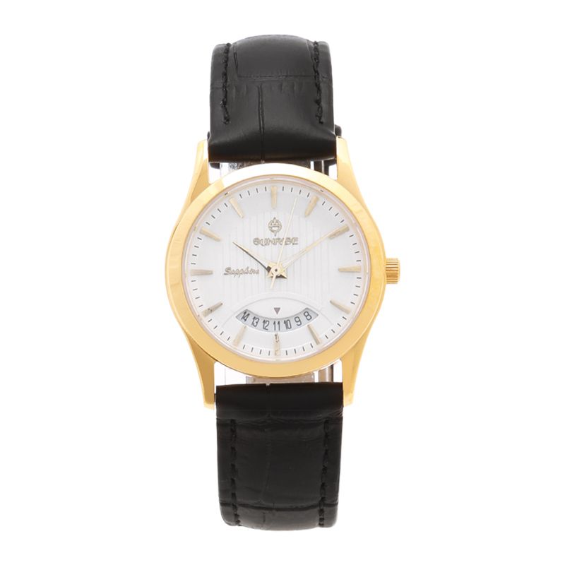 Đồng Hồ Nữ Dây Da Sunrise DL-766PWA Sapphire Chính Hãng