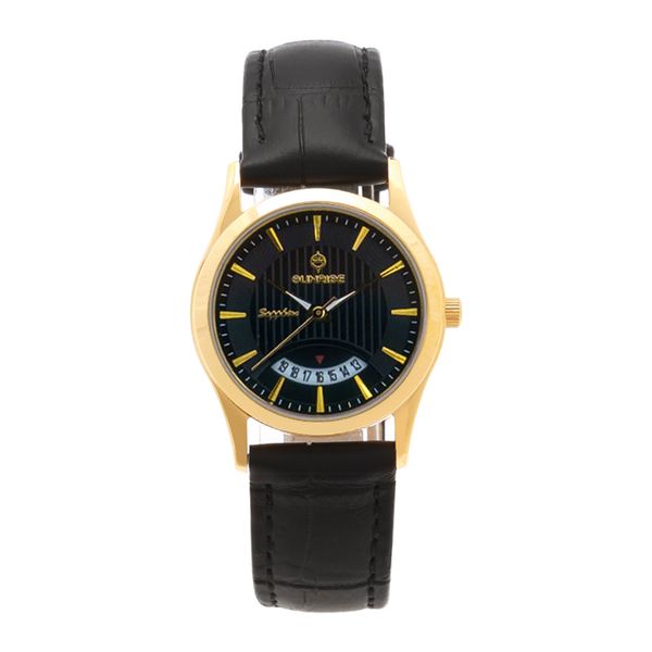 Đồng Hồ Nữ Dây Da Sunrise DL-766PWA Sapphire Chính Hãng