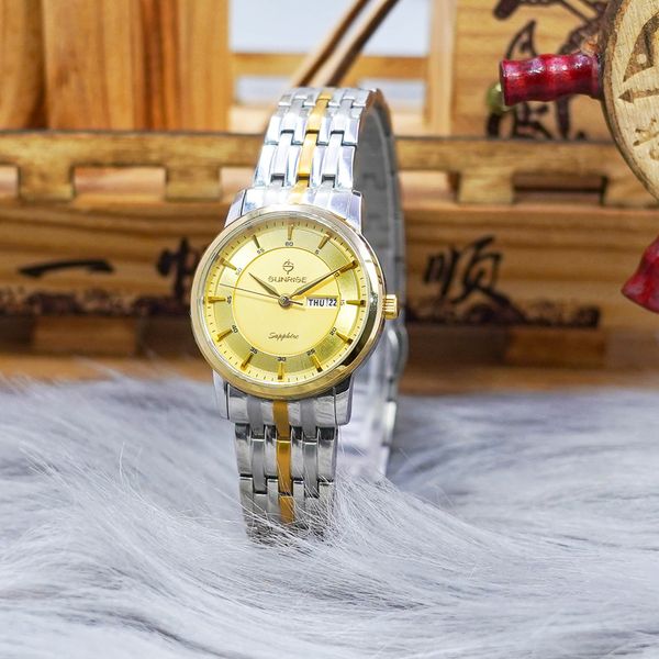 Đồng Hồ Nữ Dây Thép Sunrise DL780SWA Sapphire Chính Hãng