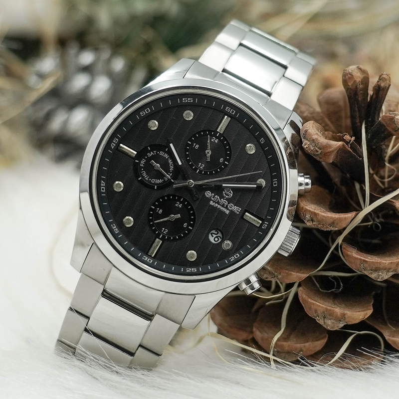 Đồng Hồ Nam 6 Kim Sunrise DM756SWA Sapphire Chính Hãng Nhật Bản