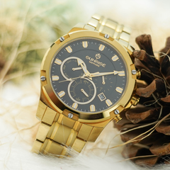 Đồng Hồ Nam 6 Kim Dây Thép Sunrise DM761SWA Sapphire Bảo Hành Chính Hãng