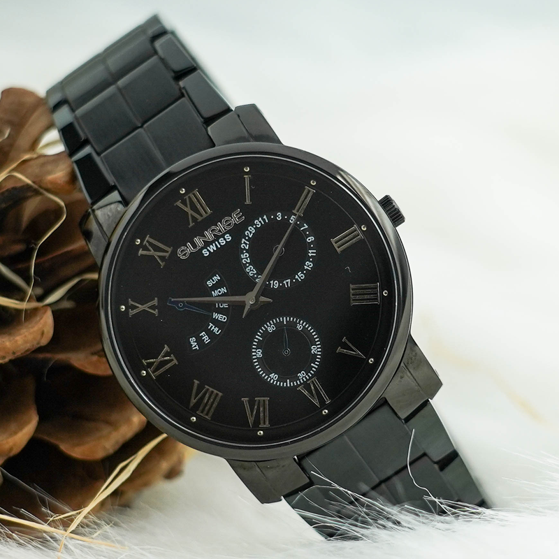 Đồng Hồ Nam Dây Thép 5 Kim Sunrise DM747SWA Sapphire Bảo Hành Chính Hãng