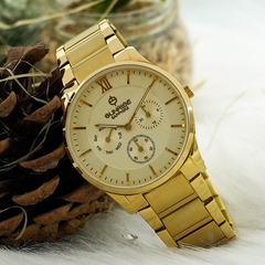 Đồng Hồ Nam Dây Thép 5 Kim Sunrise DM748SWA Sapphire Chính Hãng