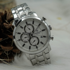 Đồng Hồ Nam Dây Thép 6 Kim Sunrise DM755SWA Sapphire Chính Hãng