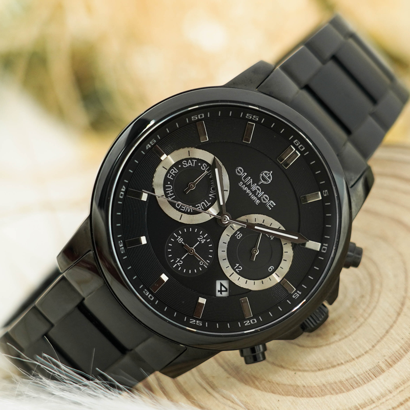 Đồng Hồ Nam Dây Thép 6 Kim DM757SWA Sapphire Bảo Hành Chính Hãng