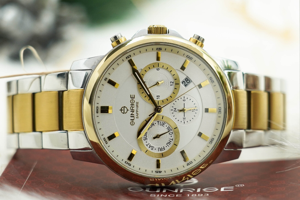 Đồng Hồ Nam Dây Thép 6 Kim DM757SWA Sapphire Bảo Hành Chính Hãng