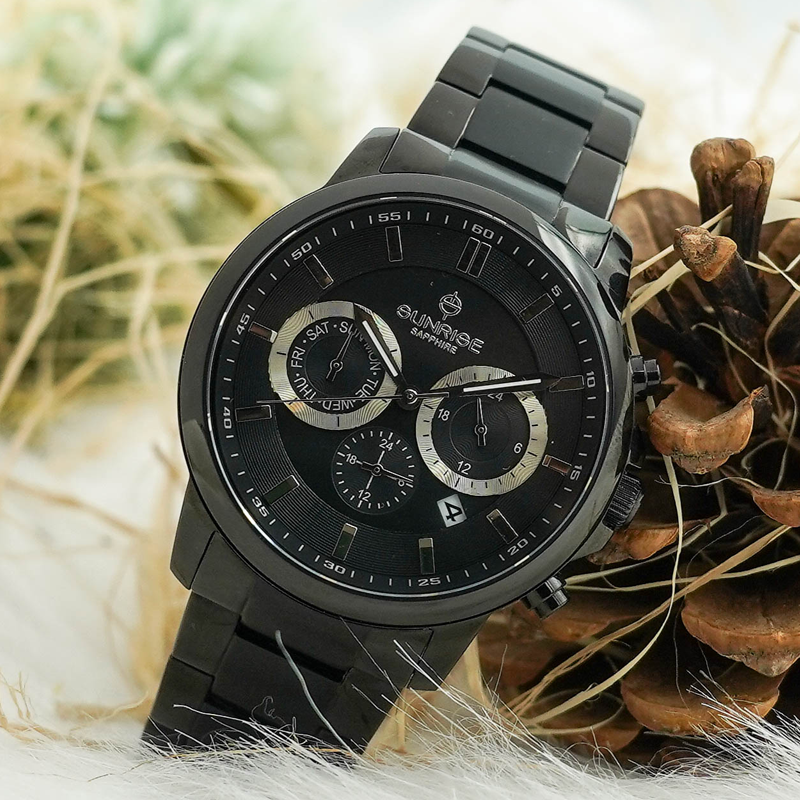 Đồng Hồ Nam Dây Thép 6 Kim DM757SWA Sapphire Bảo Hành Chính Hãng