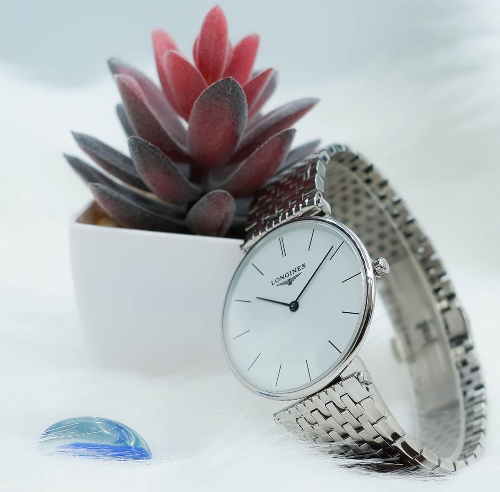 Đồng Hồ Longines L47754 Nam Sapphire Dây Thép