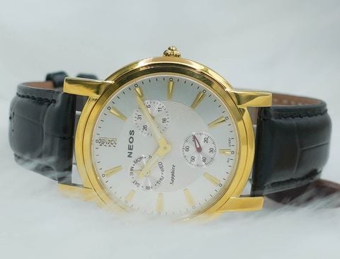 Đồng Hồ Nam Dây Da Chính Hãng Neos N-40642M Sapphire