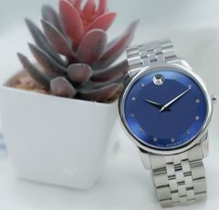 Đồng Hồ Nam Dây Thép Movado 2 Kim 07.1.14.1142 Sapphire