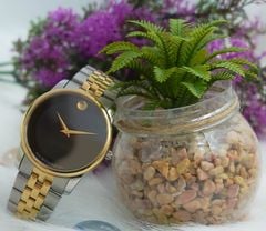 Đồng Hồ Movado Nam Dây Thép Sapphire Máy Nhật
