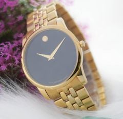 Đồng Hồ Movado Nam Dây Thép Sapphire Máy Nhật