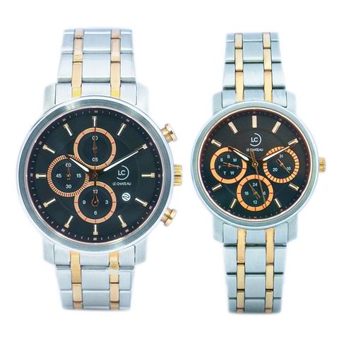 Đồng Hồ Đôi LC L17.112.05.6.3 Sapphire Dây Thép Chính Hãng