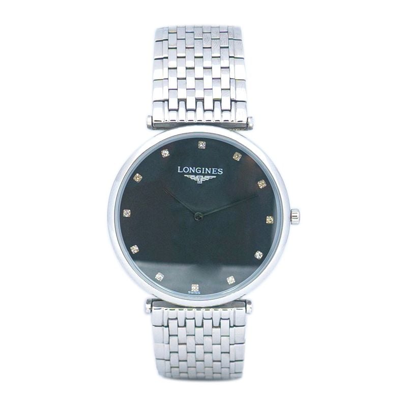 Đồng Hồ Longines L47754 Nam Sapphire Dây Thép