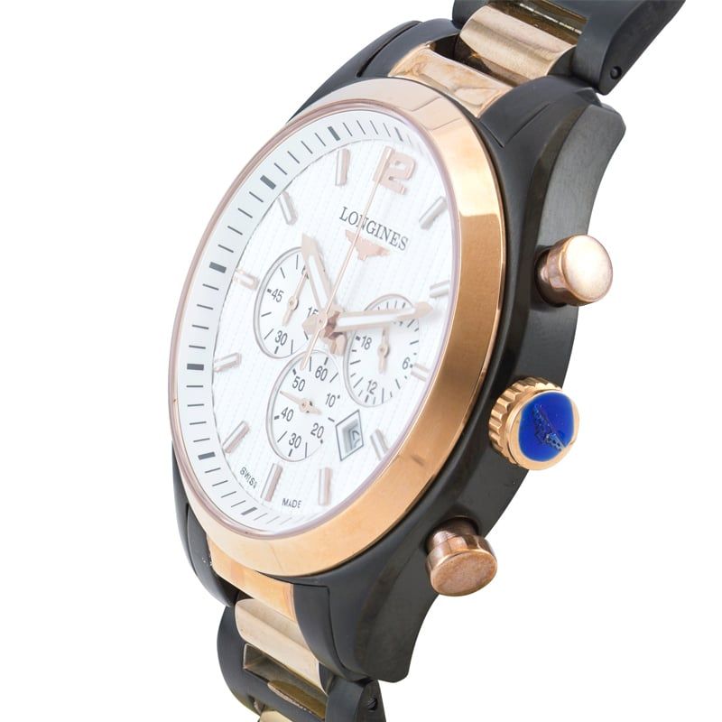 Đồng Hồ Longines S609 Chronograph Sapphire Dây Thép