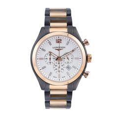 Đồng Hồ Longines S609 Chronograph Sapphire Dây Thép