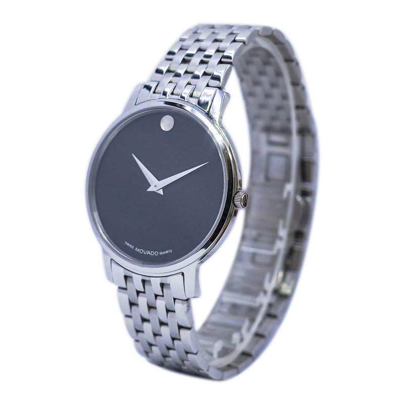 Đồng Hồ Nam Dây Thép Movado Sapphire Bảo Hành 12 Tháng