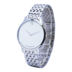 Đồng Hồ Nam Dây Thép Movado Sapphire Bảo Hành 12 Tháng