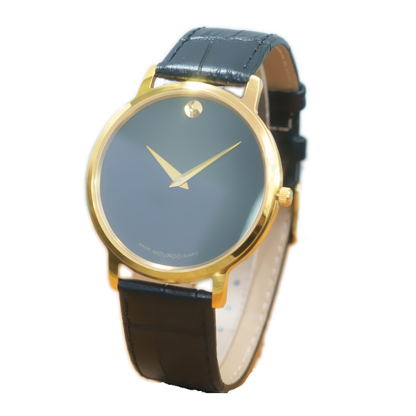 Đồng Hồ Movado Nam Dây Da Kính Sapphire Bảo Hành 12 Tháng