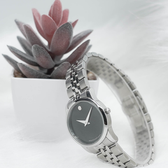 Đồng Hồ Nữ Movado Dây Thép 2 Kim MVD-6024L Sapphire F1