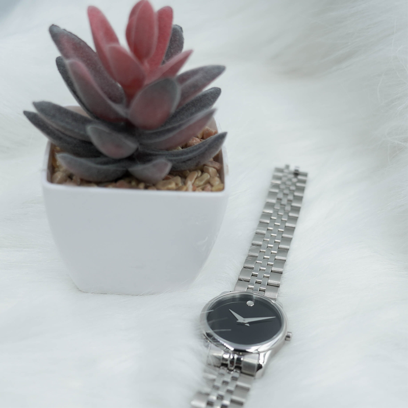 Đồng Hồ Nữ Movado Dây Thép 2 Kim MVD-6024L Sapphire F1