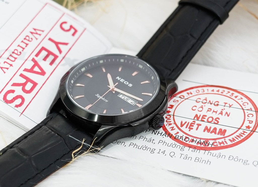 Đồng Hồ Nam Dây Da Neos N-30724M Bảo Hành Chính Hãng 5 Năm