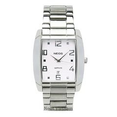 Đồng Hồ Chính Hãng Nam Neos N-30733M Sapphire Dây Thép Bạc