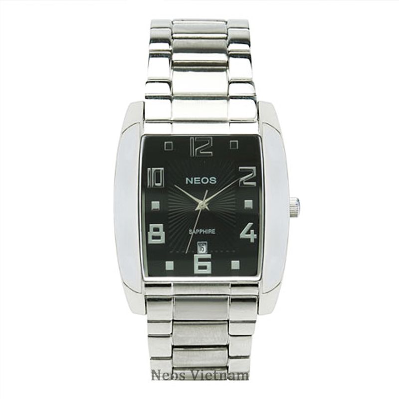 Đồng Hồ Chính Hãng Nam Neos N-30733M Sapphire Dây Thép Bạc