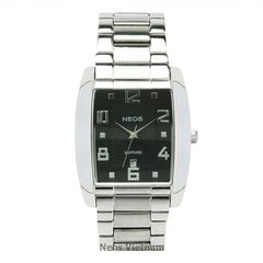 Đồng Hồ Chính Hãng Nam Neos N-30733M Sapphire Dây Thép Bạc