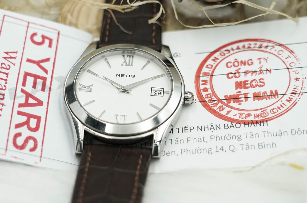 Đồng Hồ Dây Da Nam Neos N-30817M Sapphire Chính Hãng