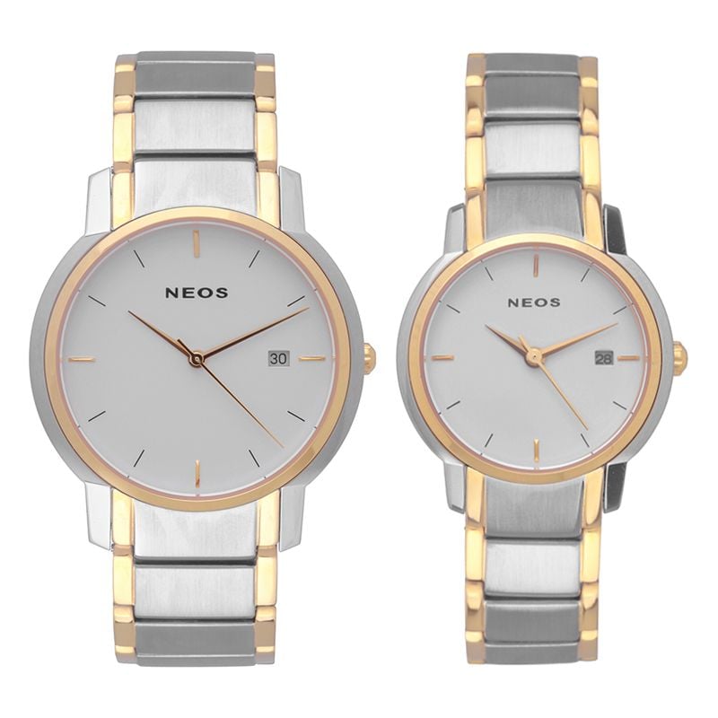 Đồng Hồ Đôi Tình Nhân Neos N-30853 Sapphire Bảo Hành Chính Hãng 5 Năm