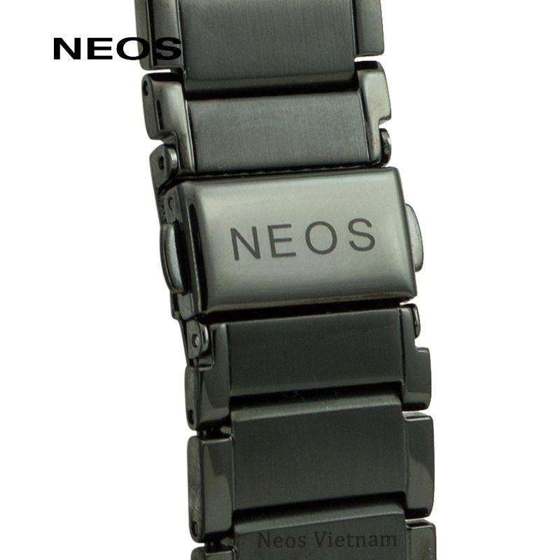 Đồng Hồ Nam Neos N-30853M Dây Thép Vàng