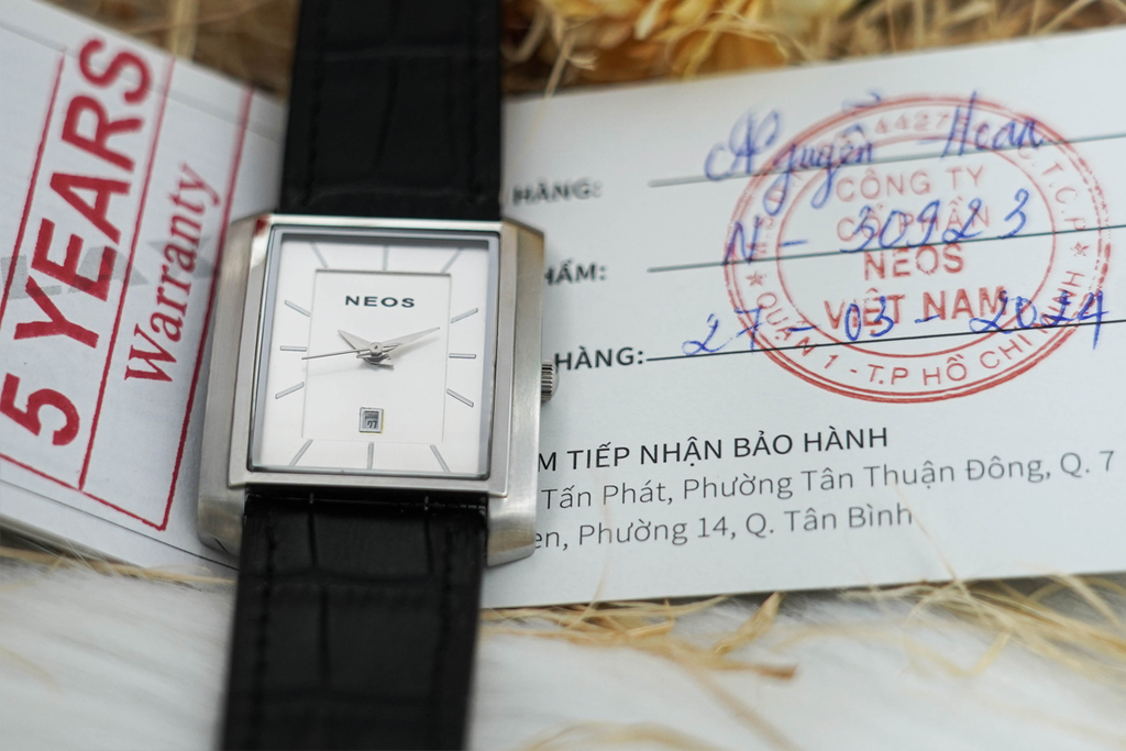 Đồng Hồ Dây Da Nam Neos N-30856M Sapphire Chính Hãng