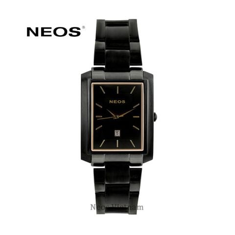 Đồng Hồ Đeo Tay mặt Chữ Nhật Nam Neos N-30856M Dây Thép